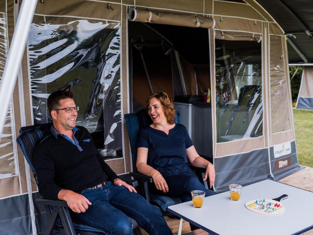 Nice Tent Lodge On A Campsite, Bordering The Forest, Luxembourg At 27 Km Medernach エクステリア 写真